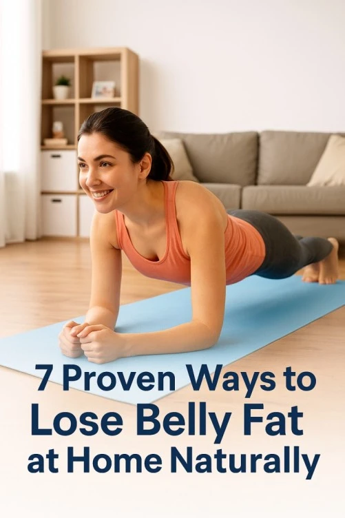 7 Proven Ways to Lose Belly Fat at Home Naturally